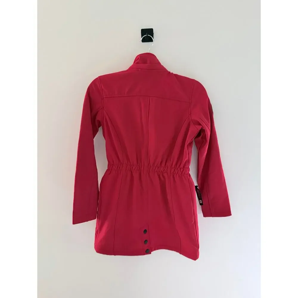 Canada Weather Gear Kids Red Softshell Jacket-Size L (14/16)